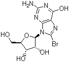 CAS # 4016-63-1, 8-Bromoguanosine, 8-Bromo-D-guanosine
