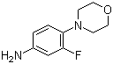 CAS 登錄號：93246-53-8, 3-氟-4-嗎啉基苯胺